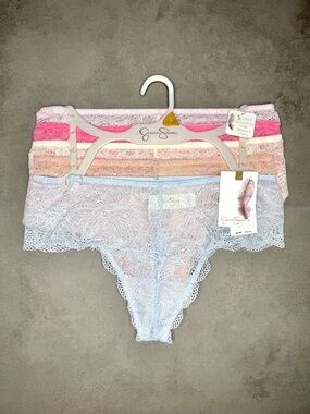 Jessica Simpson Lace Ultra Flirty High Waisted Panty Collection (set of‎ 5)